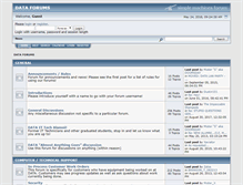 Tablet Screenshot of data-forums.org